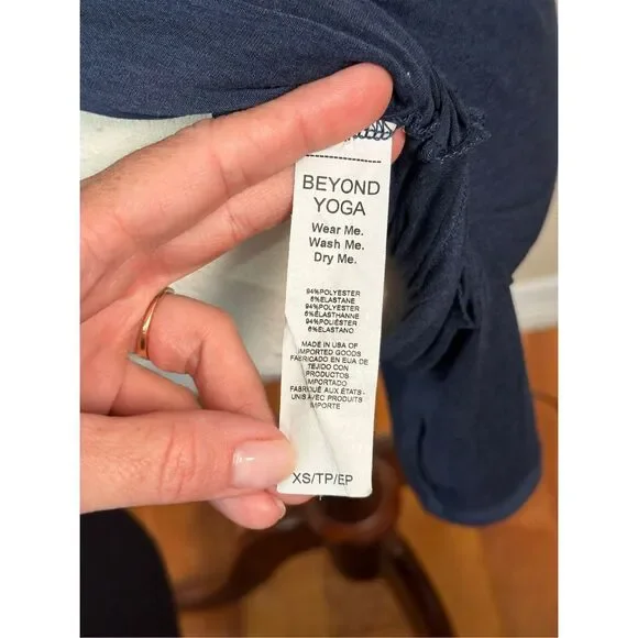 Beyond Yoga Spacedye Featherweight Getaway Dress Navy Sz XS - Picture 6 of 10